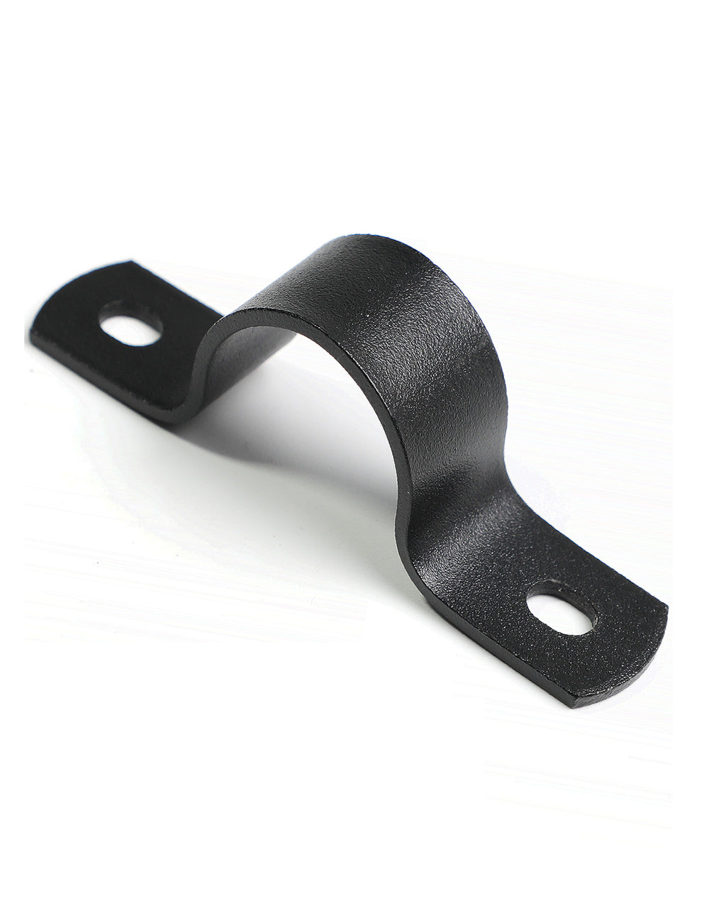 AGUTEA Black U-Clamps Metal Pipe Clamps 2-Hole U-Brackets Suitable for DIY Pipe Fixing