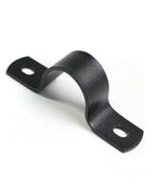 AGUTEA Black U-Clamps Metal Pipe Clamps 2-Hole U-Brackets Suitable for DIY Pipe Fixing