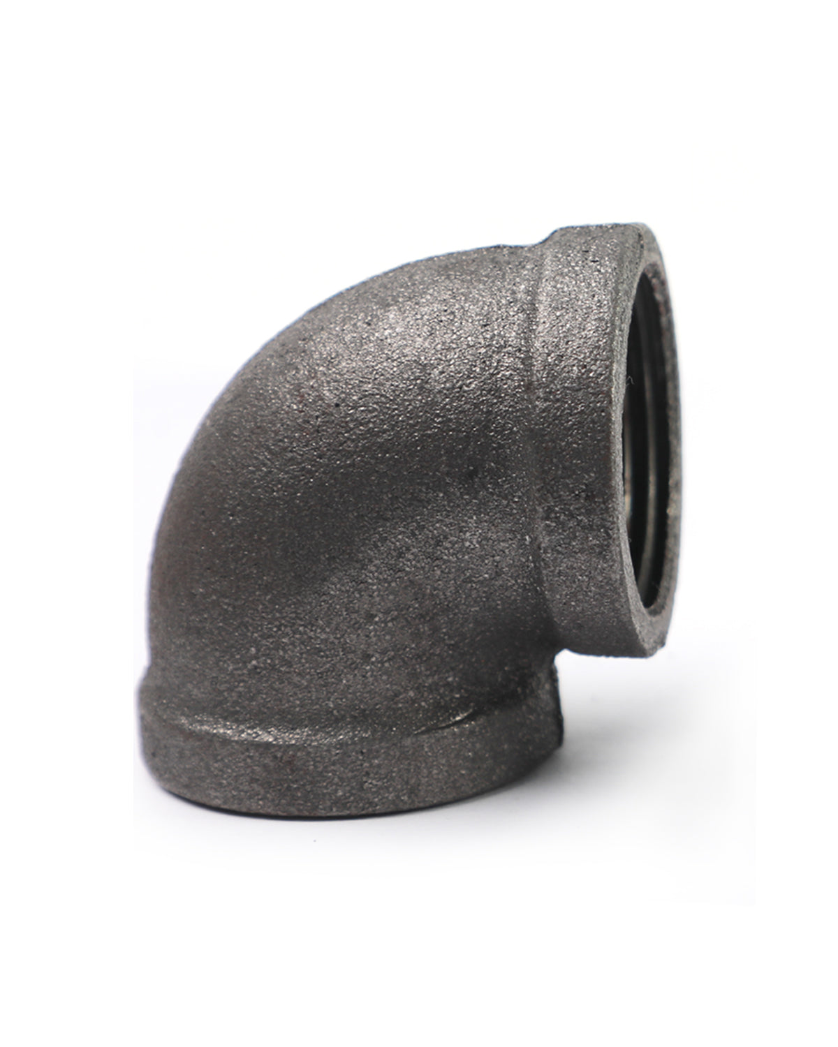 AGUTEA Black Cast Iron Elbow Spiral Fittings Vintage DIY Decorative Pipe Heads